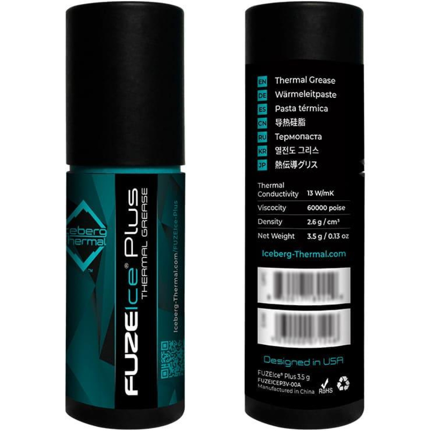 Термопаста Iceberg Thermal FUZEIce Plus 3.5g (BLACKICEP4G-00A)