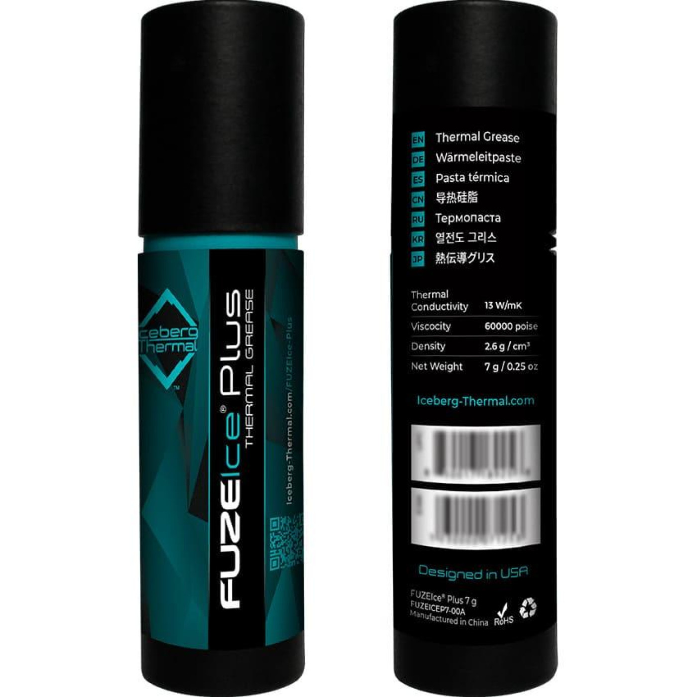 Термопаста Iceberg Thermal FUZEIce Plus 7g (BLACKICEP8G-00A)