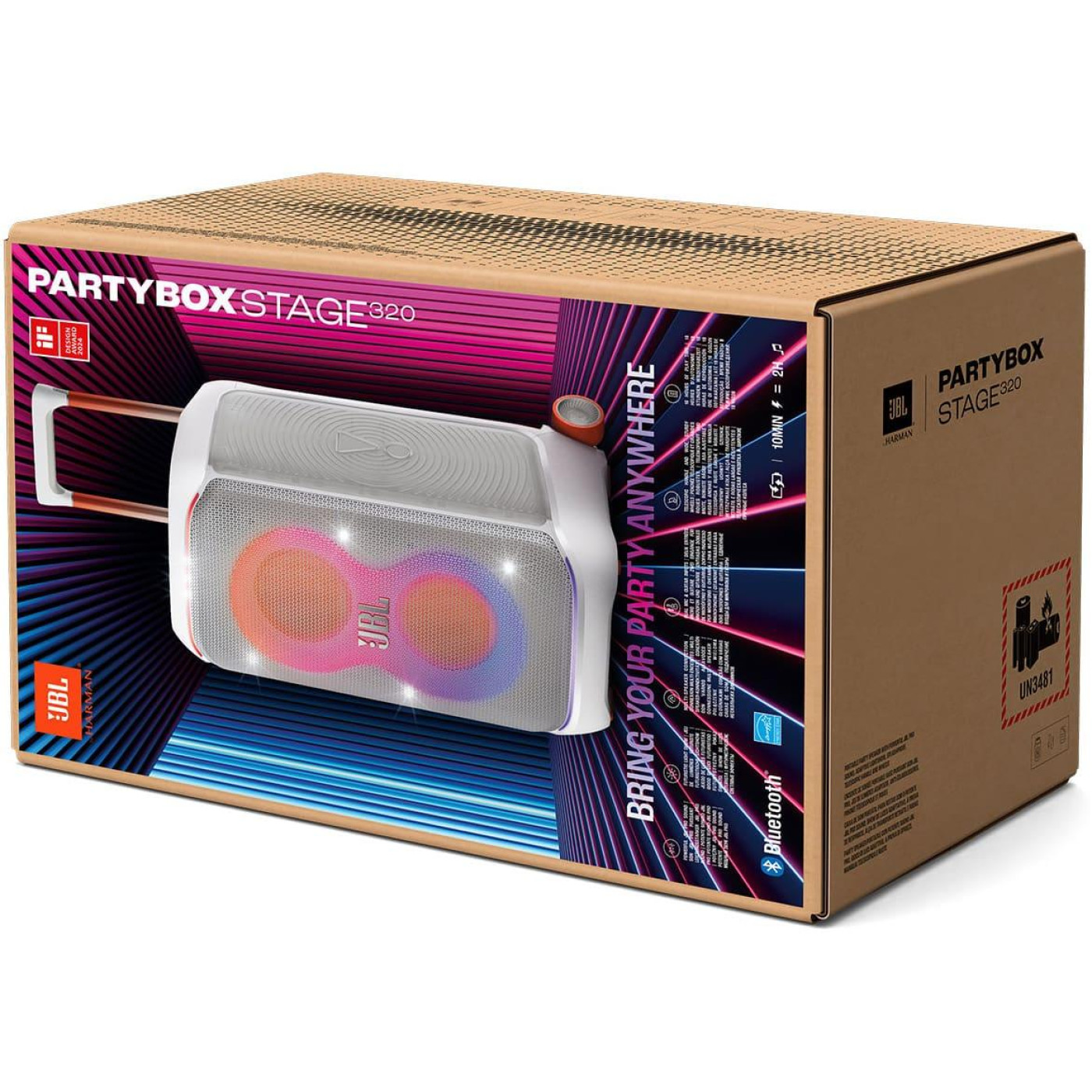 Акустична система JBL Partybox Stage 320 (JBLPBSTAGE320SWEP)