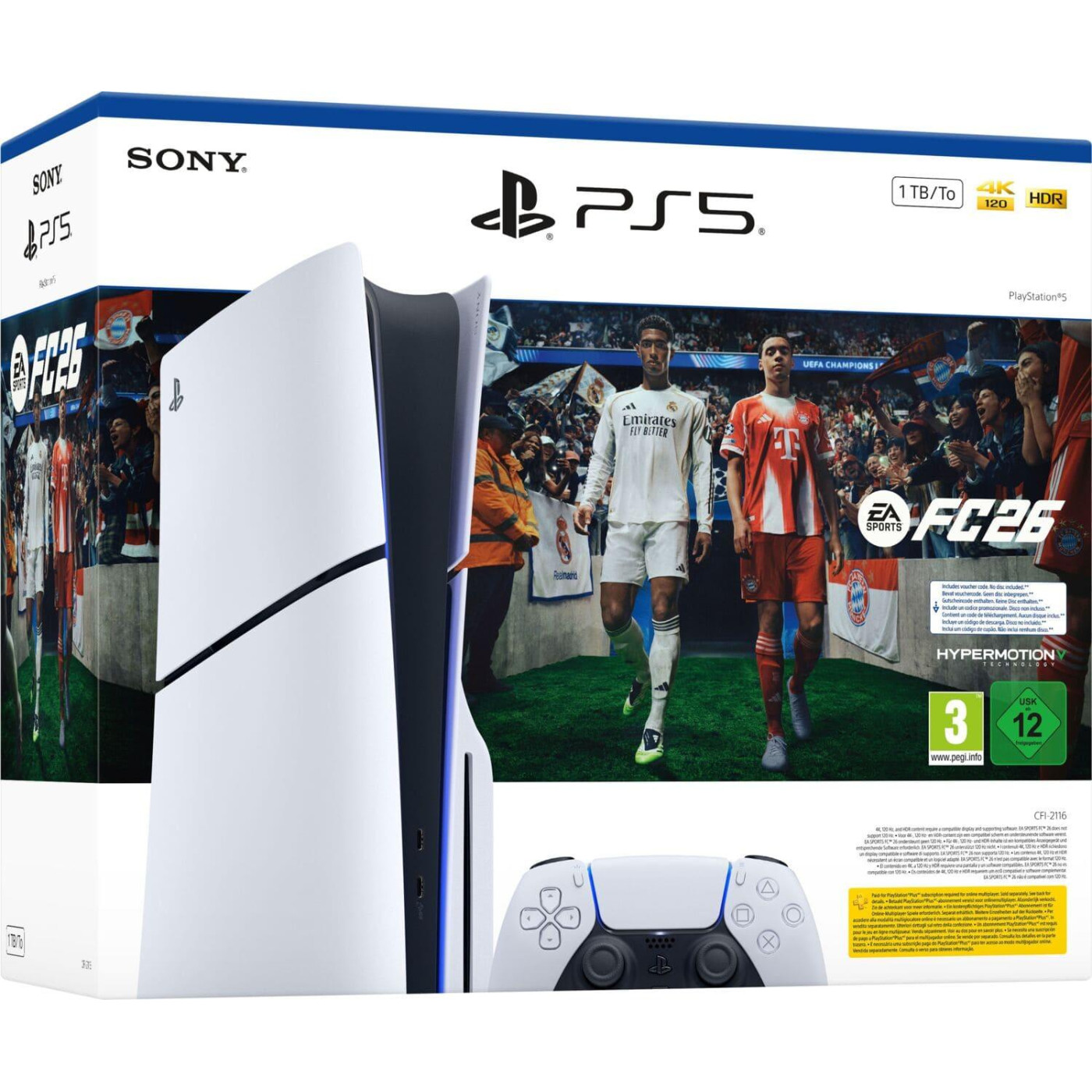 Игровая консоль Sony PlayStation 5 Slim Blu-ray (EA SPORTS FC 26) (1000049854)