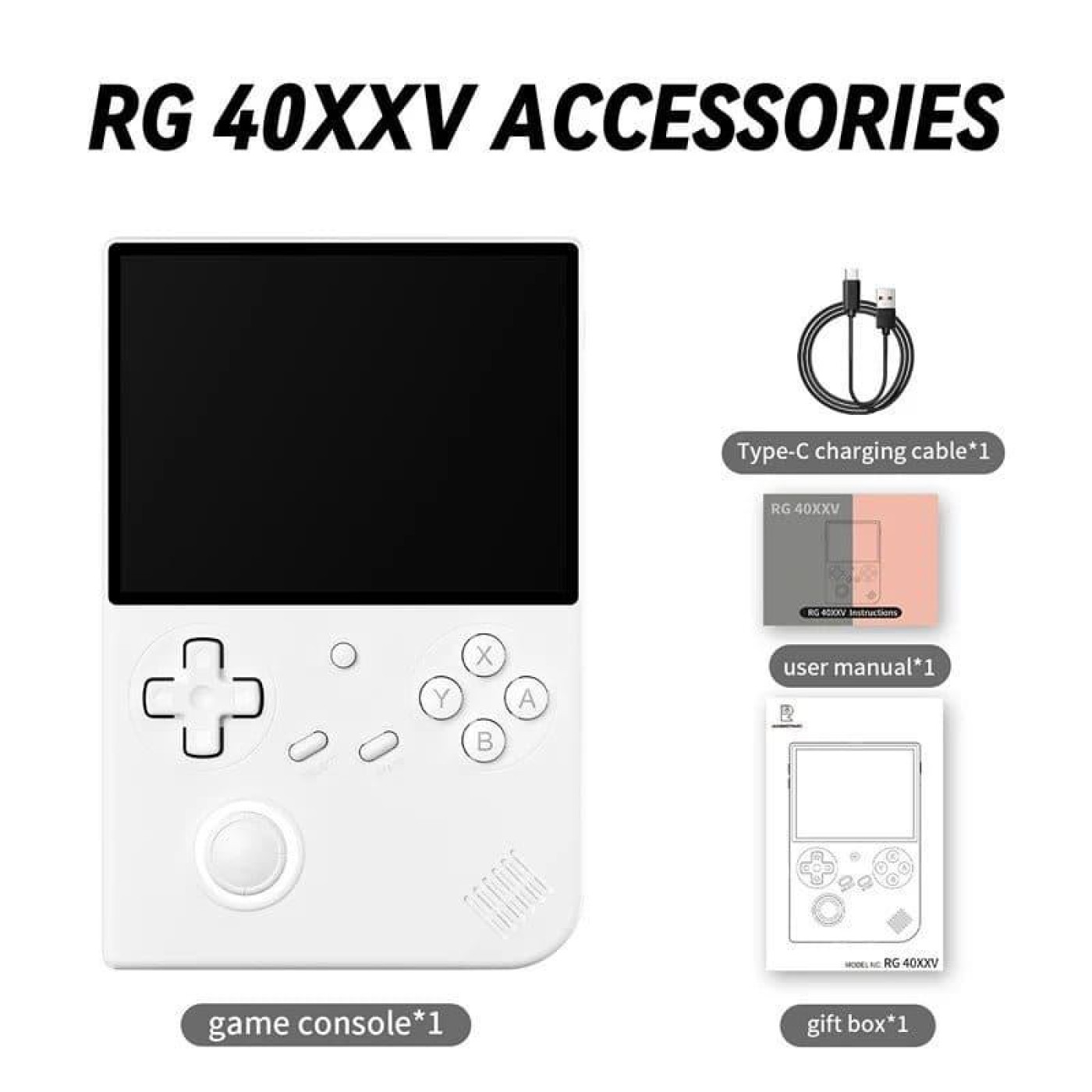 Игровая консоль Anbernic RG 40XXV 64GB White (G-000003720)