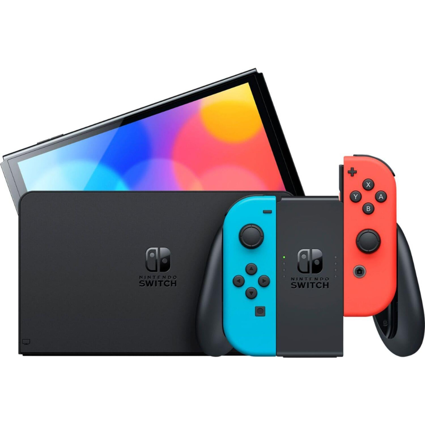 Ігрова консоль Nintendo Switch OLED (неоновий червоний/ неоновий синій) Б/в