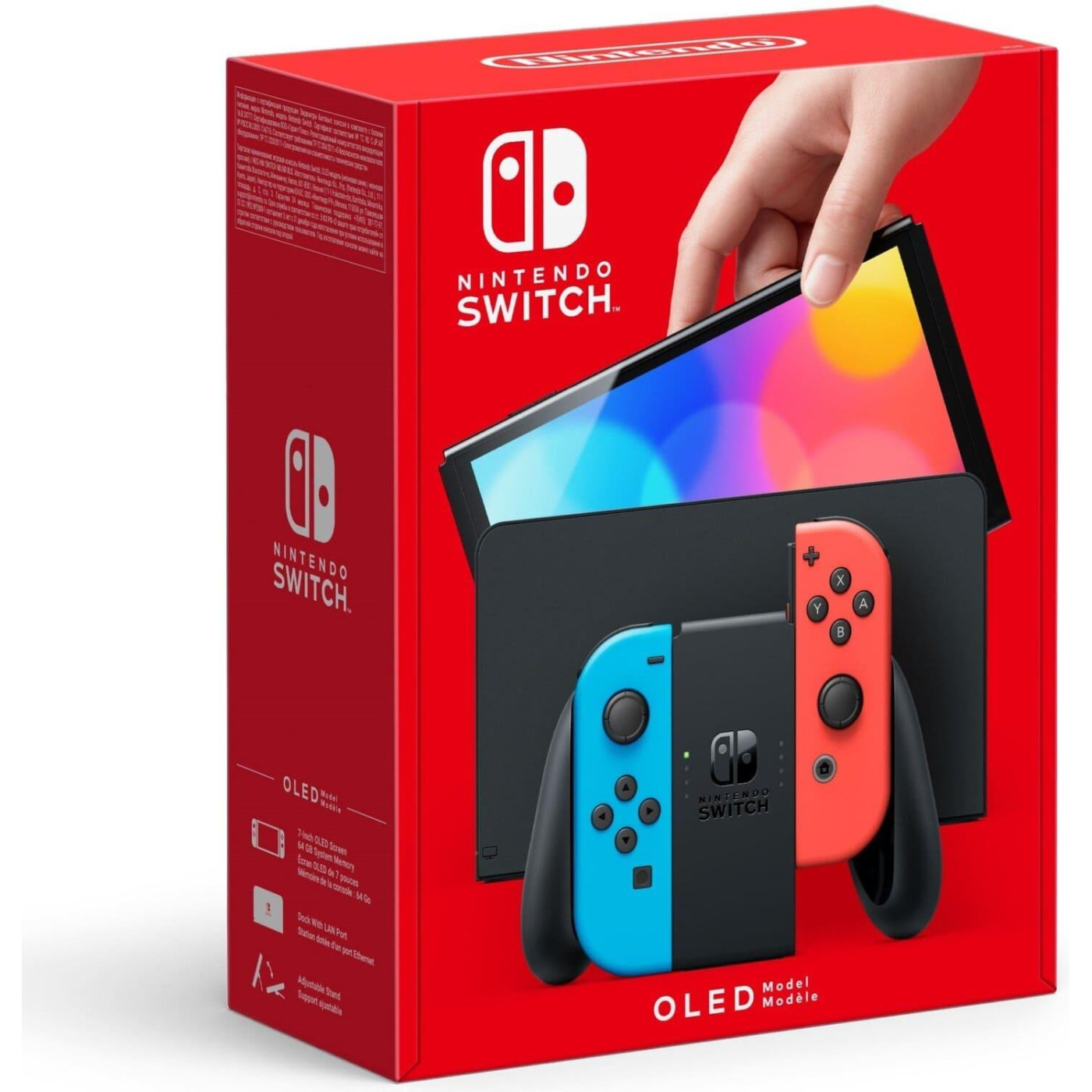 Ігрова консоль Nintendo Switch OLED (неоновий червоний/ неоновий синій) Б/в