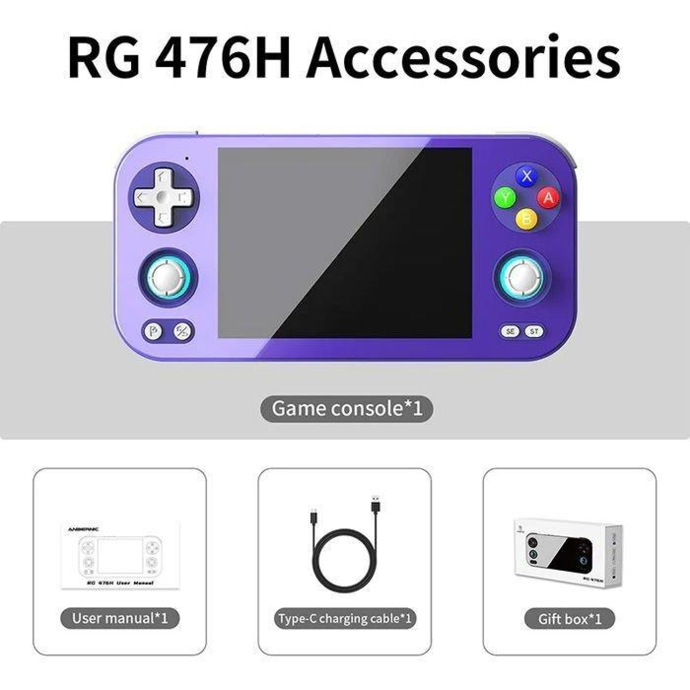 Ігрова консоль Anbernic RG 476H Indigo (G-000004504)
