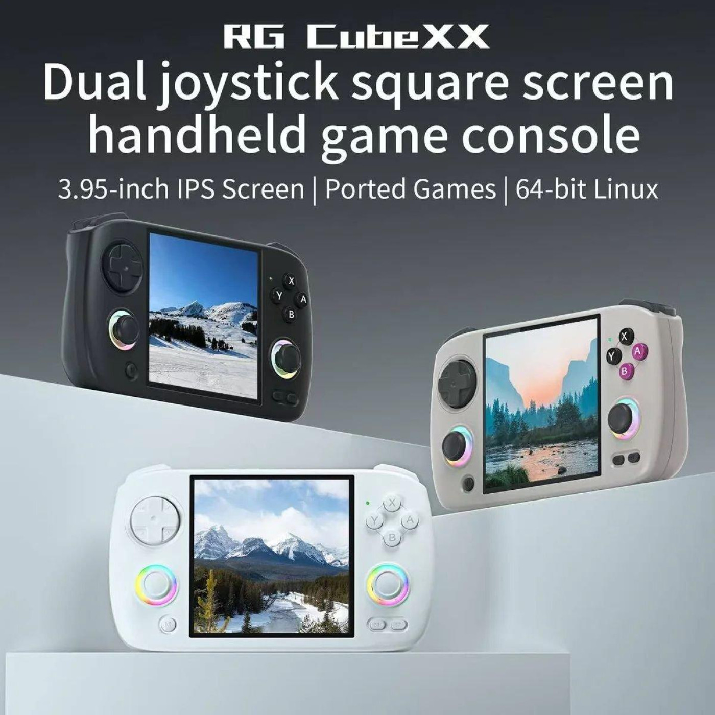 Ігрова консоль Anbernic RG CubeXX 64GB White (G-000004508)