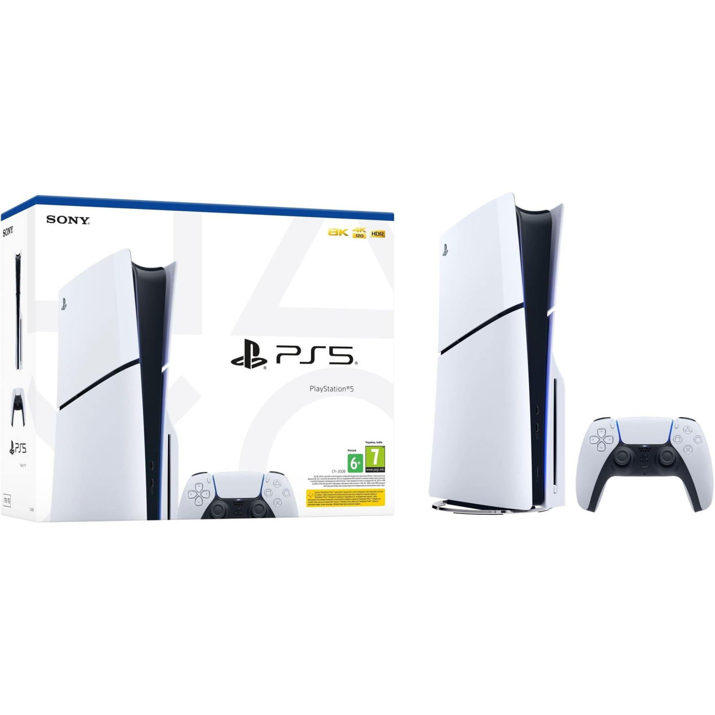 Ігрова консоль PlayStation Sony 5 Slim 1TB White (CHASSIS_EMAE)