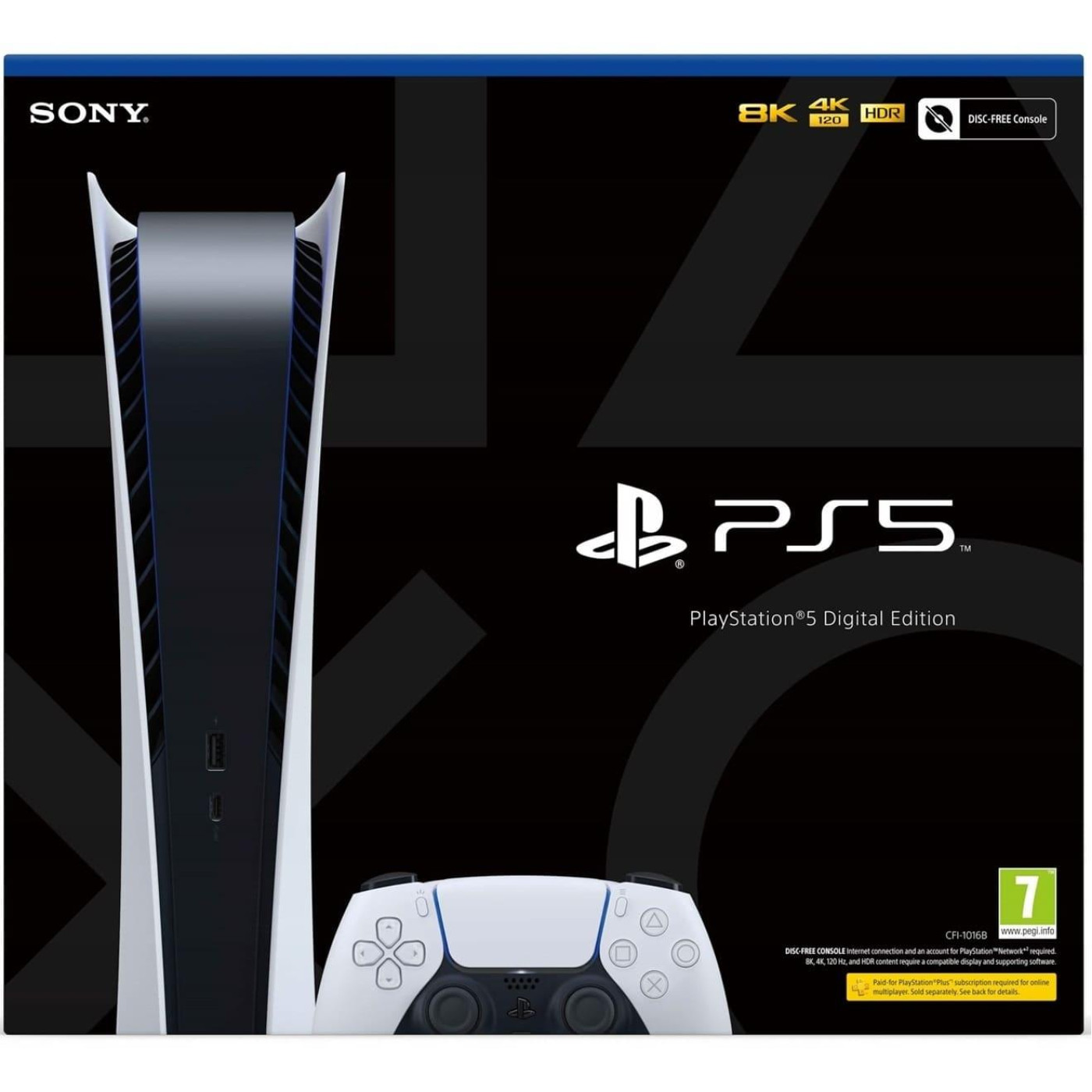 Ігрова консоль Sony PlayStation 5 Digital Edition 825GB (CFI-1016B) Б/в
