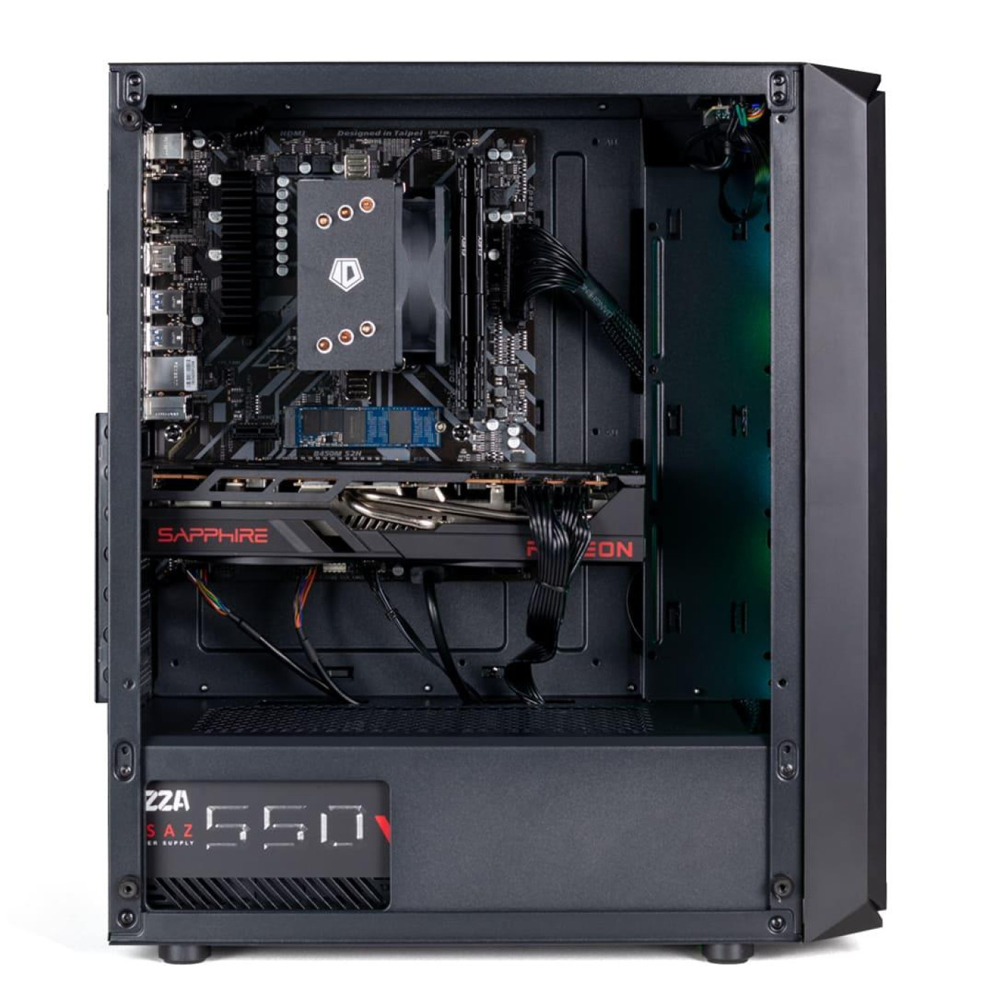 Компьютер Hero_986 (RX 6600 XT 8 Гб, Ryzen 5 1600 AF, DDR4 16 Гб, SSD 1 ТБ. HDD 1 ТБ.)