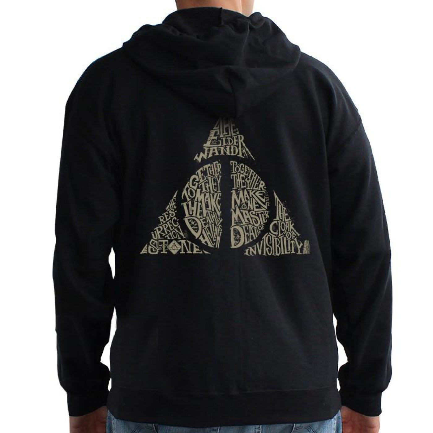 Толстовка HARRY POTTER Deathly Hallows (Гарри Поттер смертельни реликвии) для чоловикив L чорна