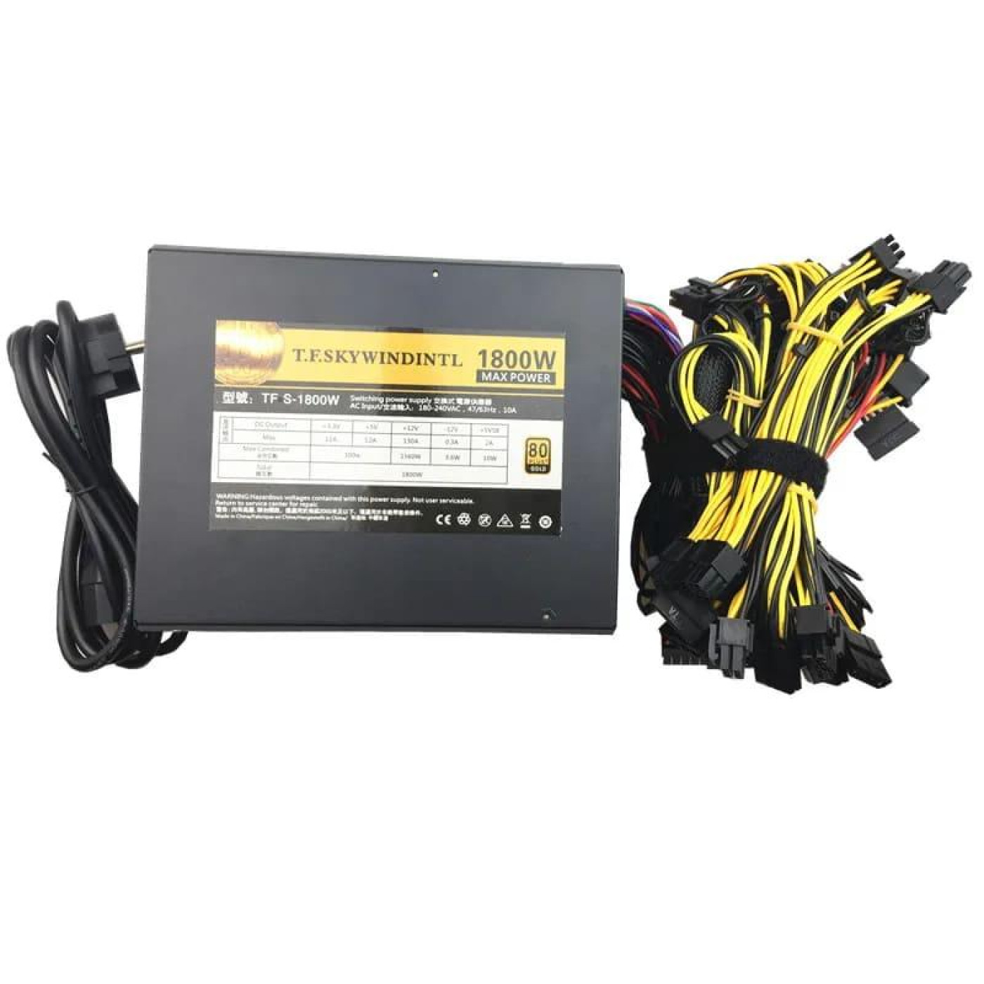 Блок питания GameMax GM-1800w mining (GM-1800) Б/у