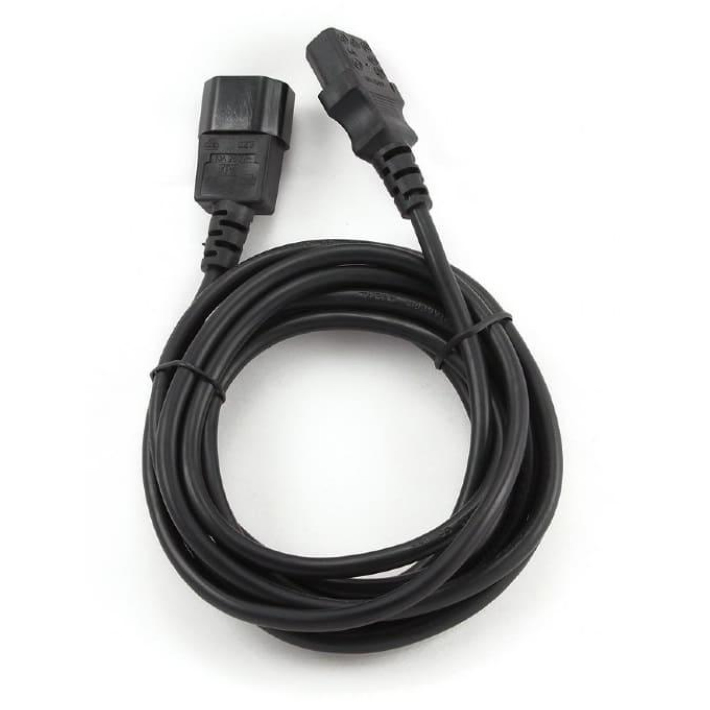 Кабель питания Cablexpert PC-189-VDE-5M (С13-С14), VDE, черный, 5м (PC-189-VDE-5M)