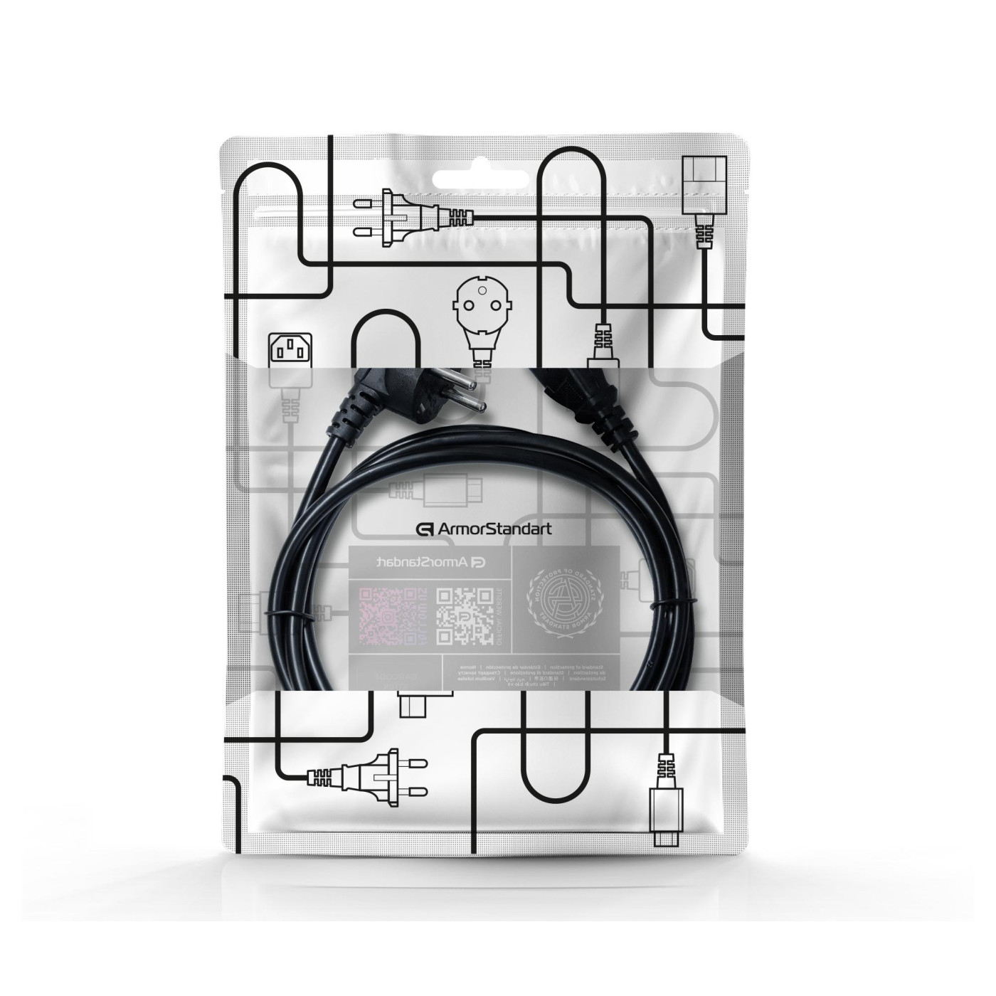 Кабель питания ArmorStandart CEE 7/7 - С13 1.8м black (ARM73121)