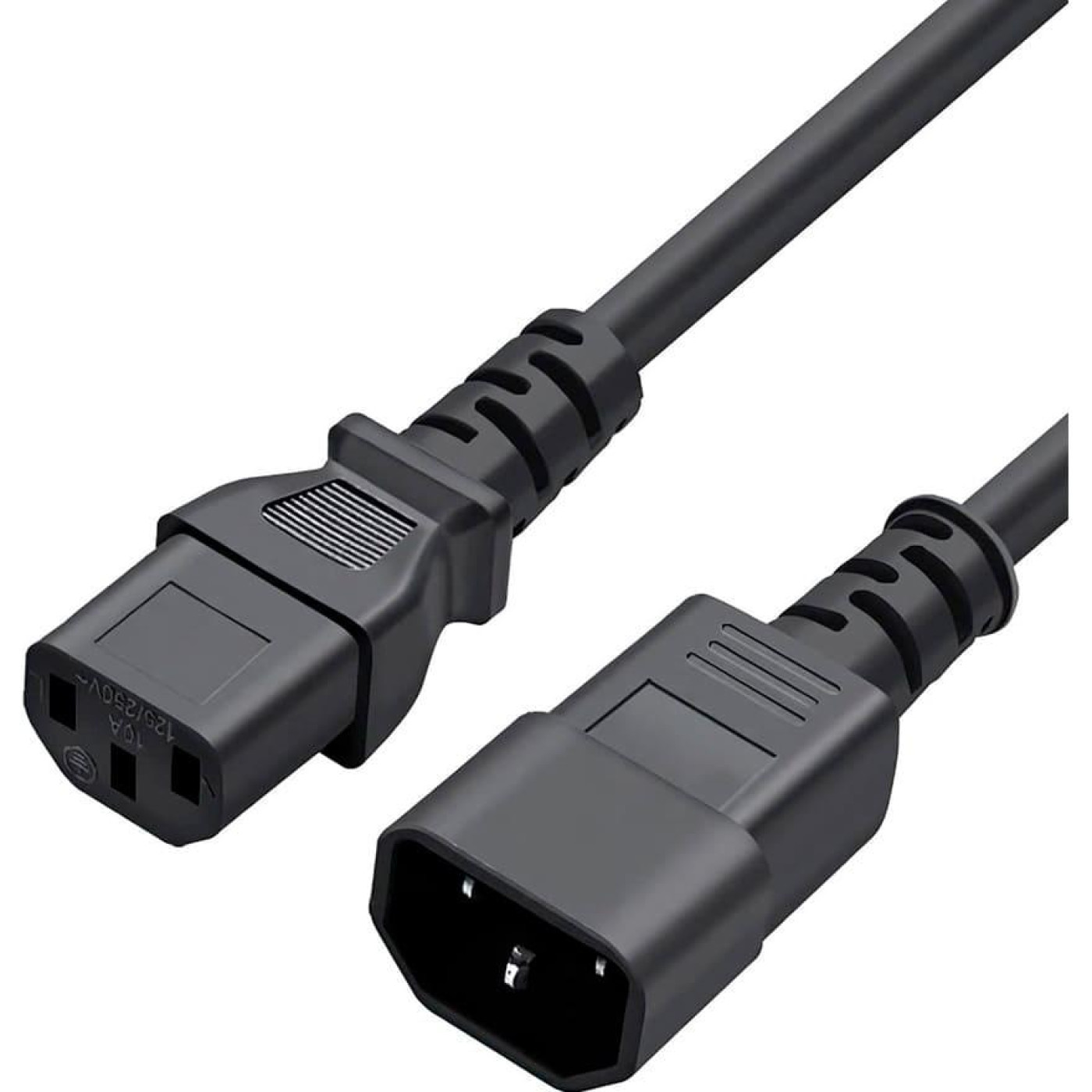 Кабель живлення ColorWay C13-C14, 1 м, Black (CW-CBP087-BK)