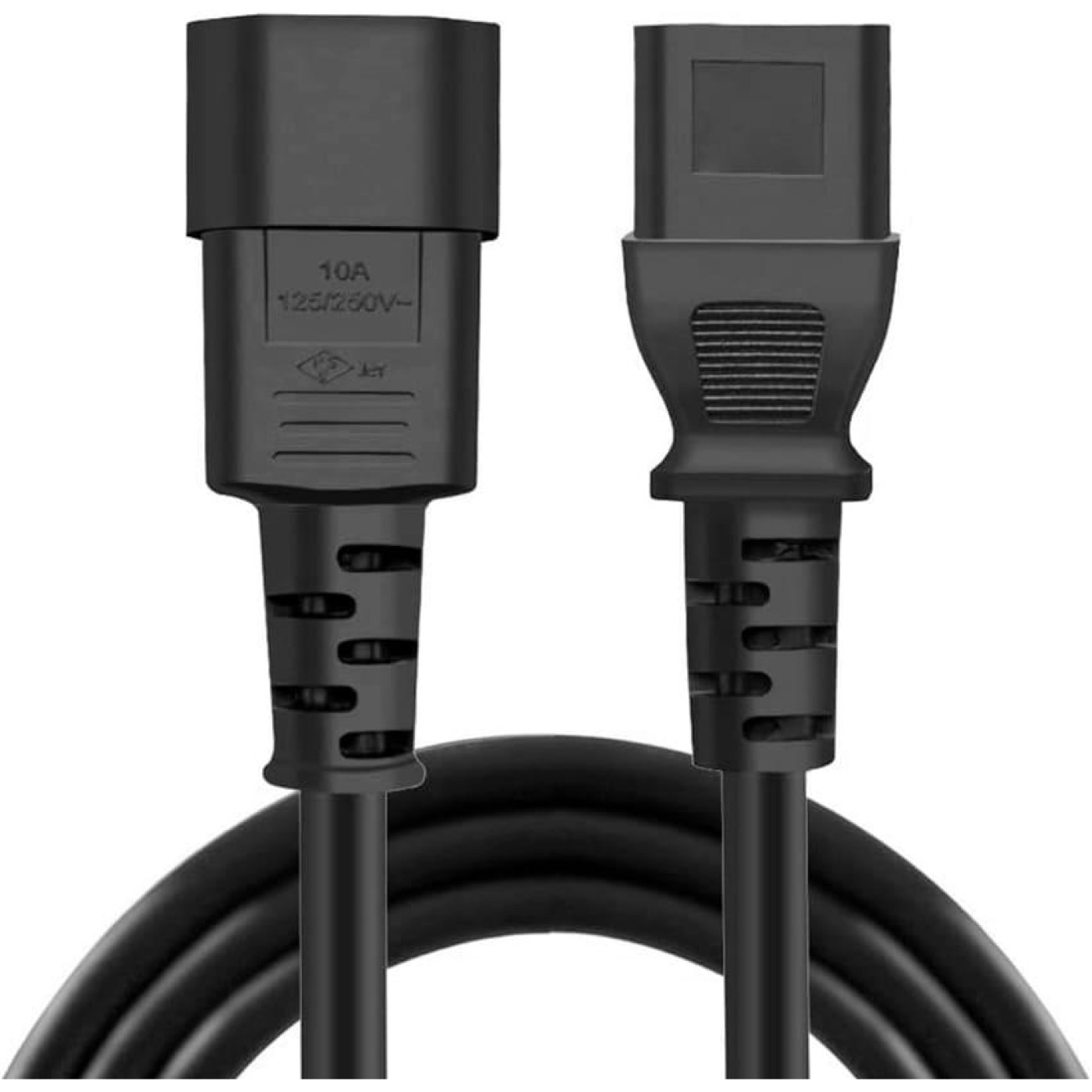 Кабель живлення ColorWay C13-C14, 1 м, Black (CW-CBP087-BK)