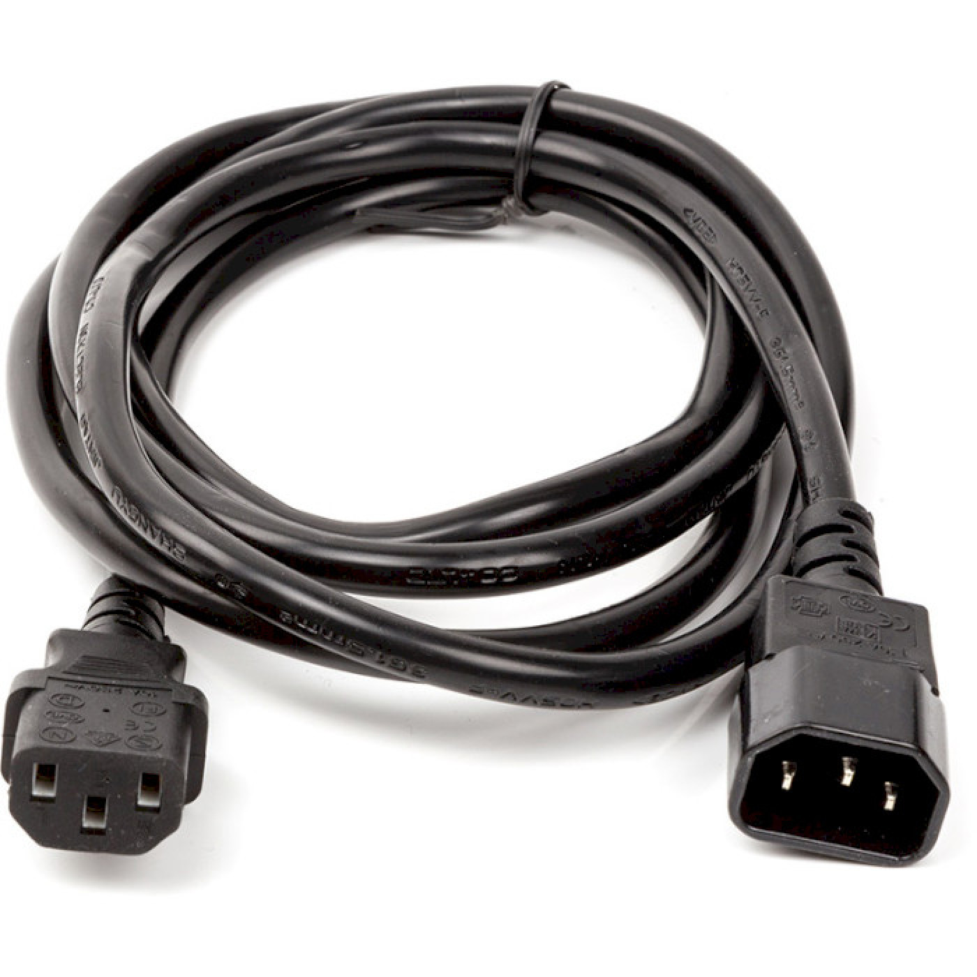 Кабель питания PowerPlant C13 to C14 2.0m (CC360352)