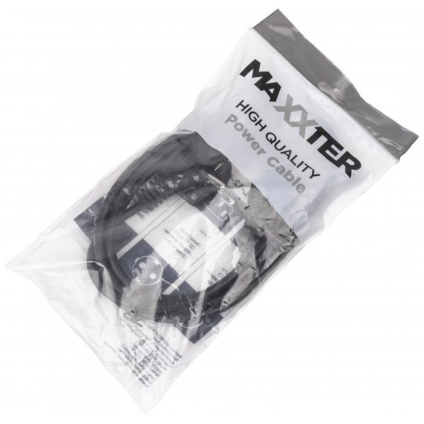 Кабель живлення Maxxter C13 1.8m, 1.5mm2 (CL-22-6)