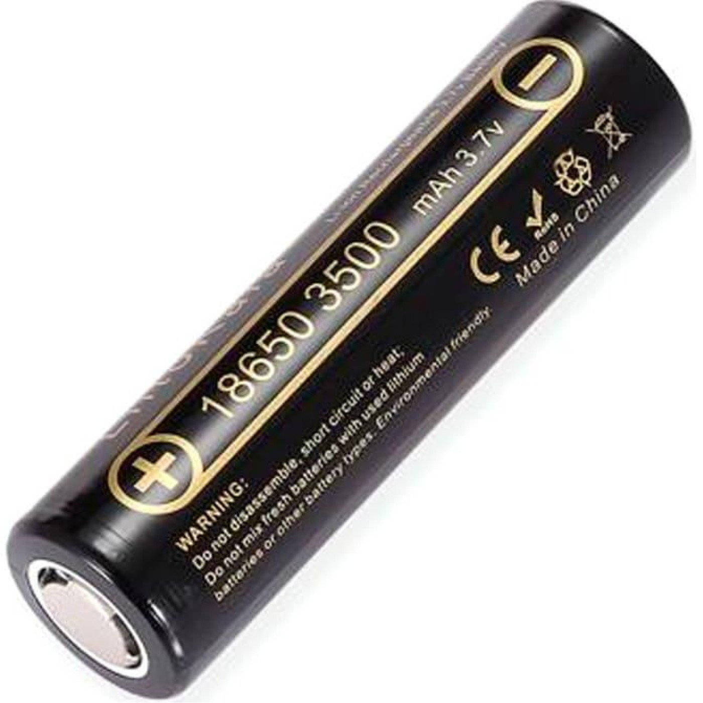 Аккумулятор 18650, 3500 mAh, LiitoKala Lii-35A, 1 шт, Li-Ion, 3.7V