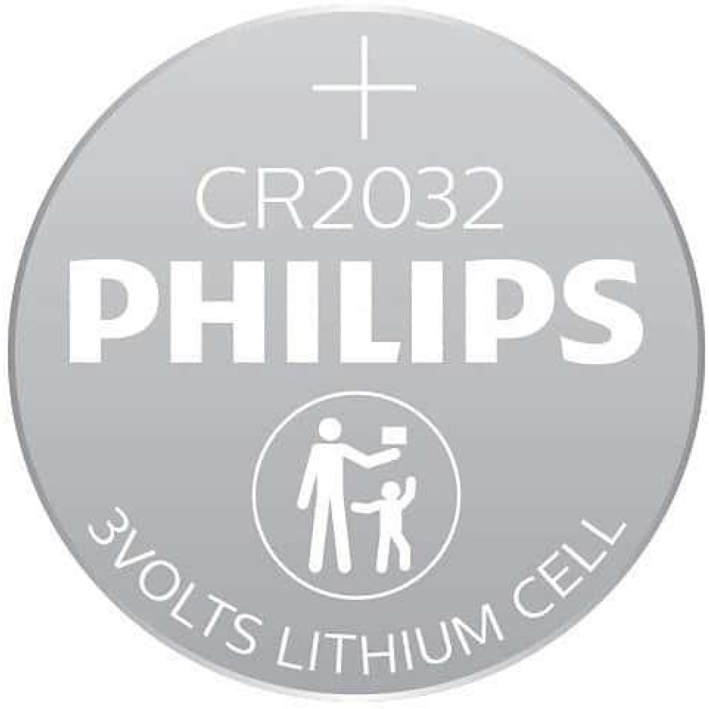 Батарейка Philips  літієва CR 2032 блістер, 6 шт