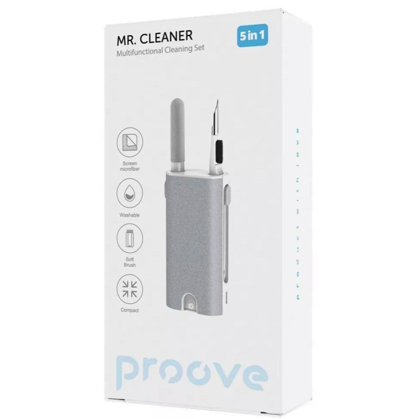 Багатофункціональний набір для чищення Proove Mr. Cleaner 5in1 white