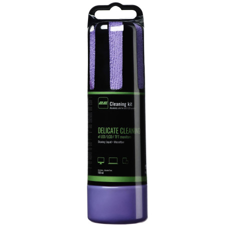 Набор чистящий 2E для экранов: спрей 150 мл, салфетка из микрофибры, Violet (2E-SK150VT)