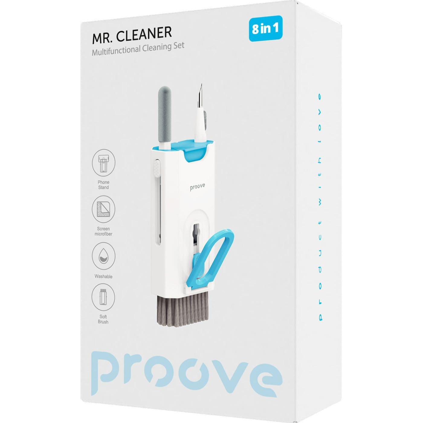 Многофункциональный набор для чистки Proove Mr. Cleaner 8in1