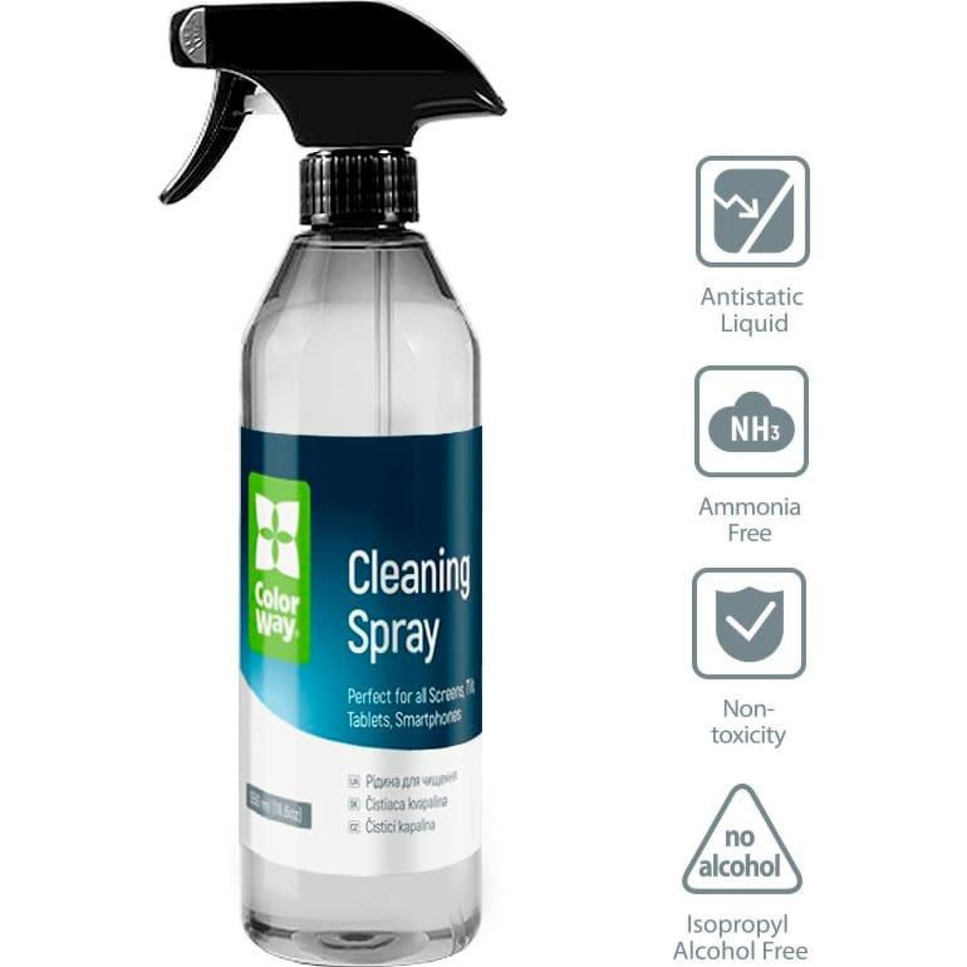 Чист. CW Великий набир для електроники CW-5500 (550мл та 2 микрофибри)