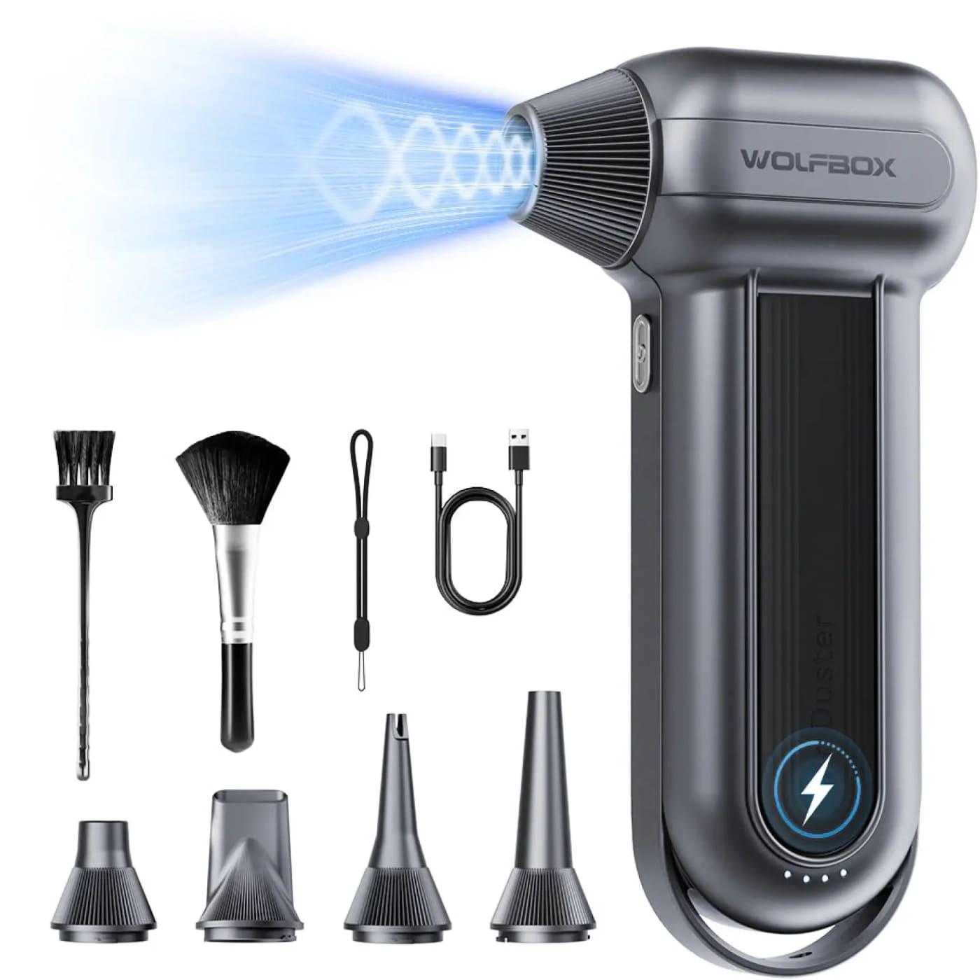 Бездротовий повітродув Wolfbox MF100 130000RPM 200g force (MF100)