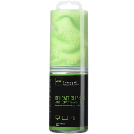 Набор для чистки 2E 300ml Liquid for LED/LCD + 2 салфетки 20X20 10X10 см (2E-SK300L)