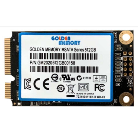 Накопичувач SSD Golden Memory mSata 512Gb (GM2020512GB)