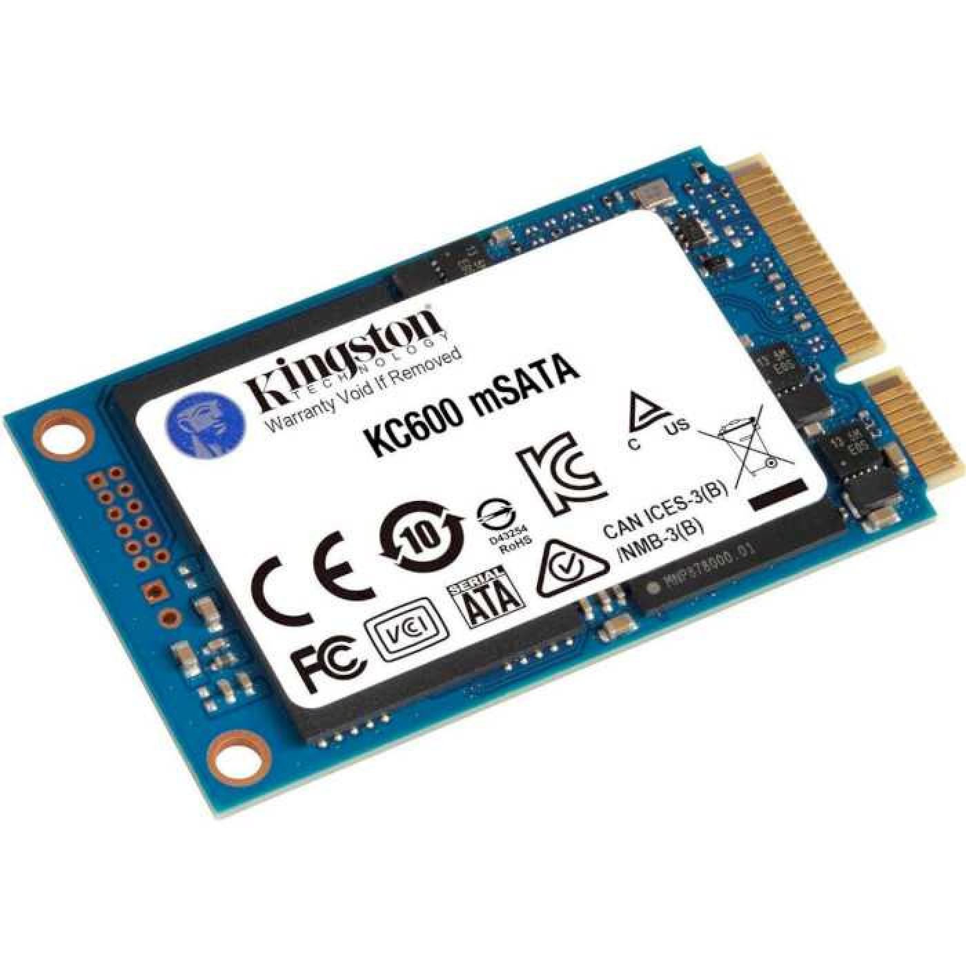 Накопичувач SSD Kingston mSata 1Tb KC600 (SKC600MS/1024G)