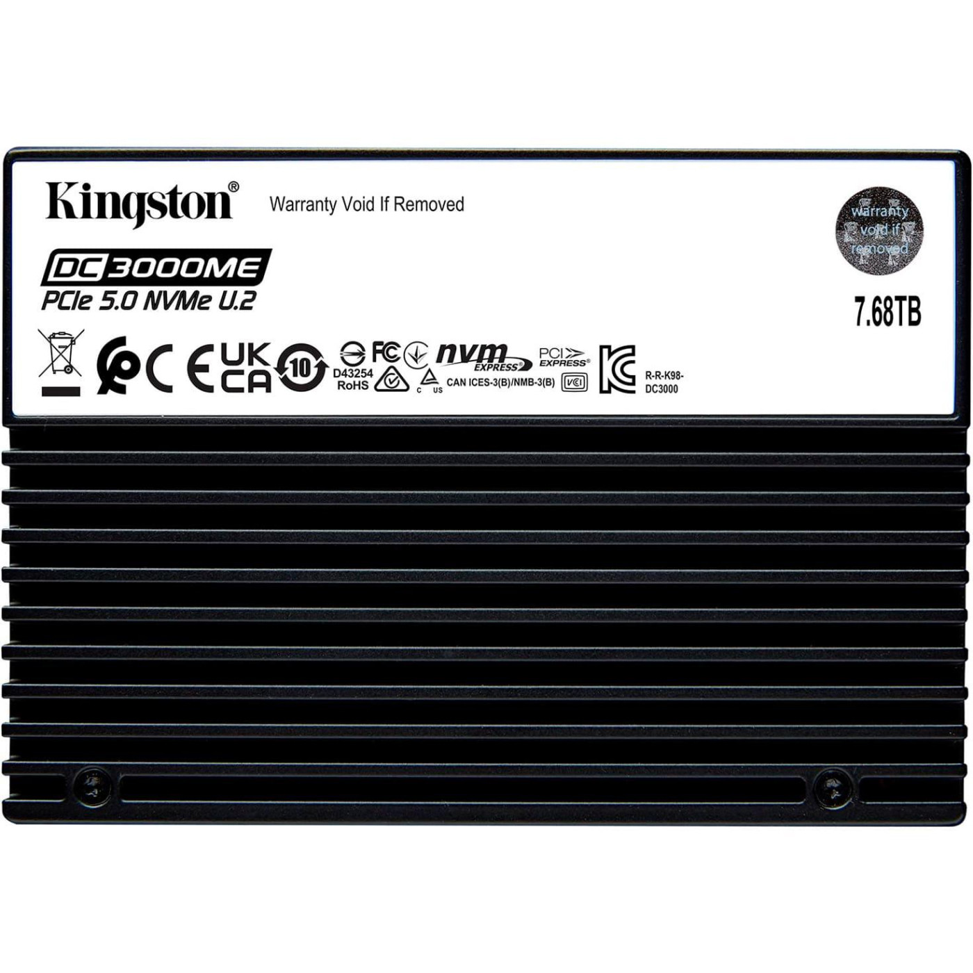 Накопичувач SSD Kingston Sata 2.5 7.68TB DC3000ME (SEDC3000ME/7T6)