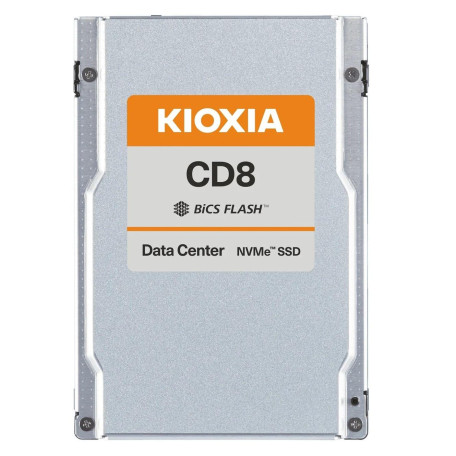 Накопитель SSD Kioxia SSD (U.2 15MM, 7.68TB, PCIe Gen4 1x4, BiCS FLASH TLC, CD8-R SIE*) (KCD8XRUG7T68)