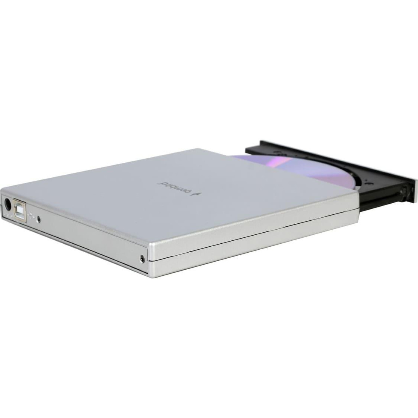 Оптический привод Gembird Gembird, Silver, DVD+/-RW, USB 2.0 (DVD-USB-02-SV)