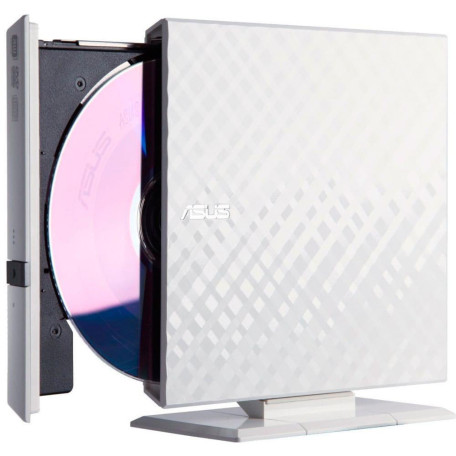 Оптичний привід ASUS DVD±R/RW USB 2.0 SDRW-08D2S-U LITE White External (CDDCAS00235)