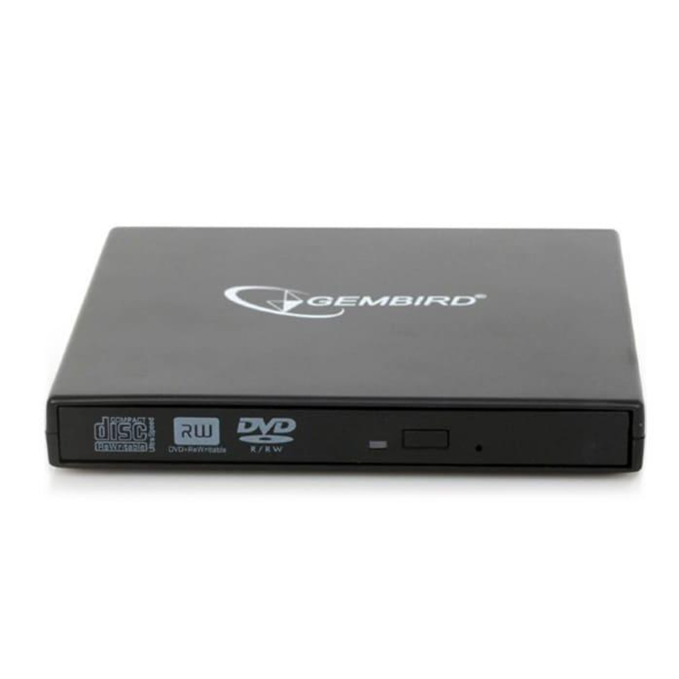 Оптичний привід Gembird Gembird, Black, DVD+/-RW, USB 2.0 (DVD-USB-02)