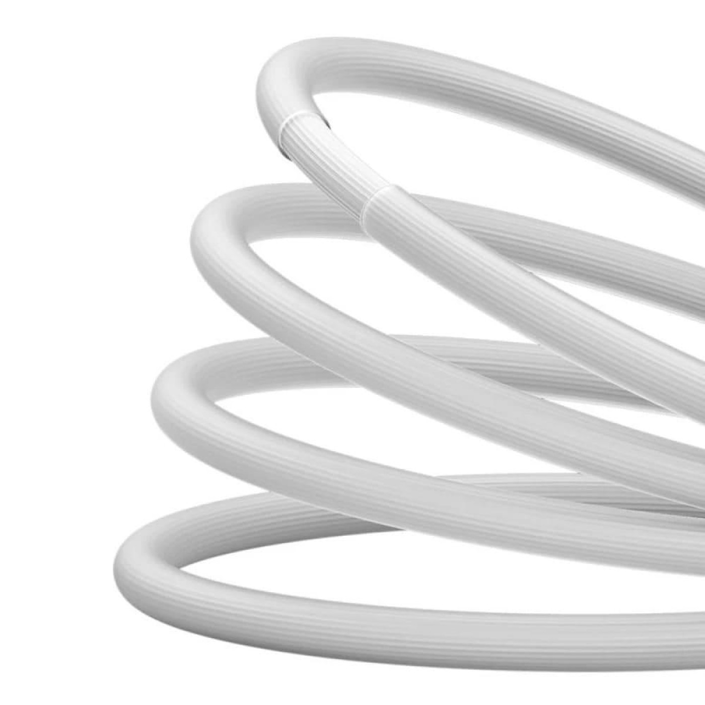 Кабель Baseus CoolPlay Series Type-C to Type-C 100W (2m) white (CAKW000302)