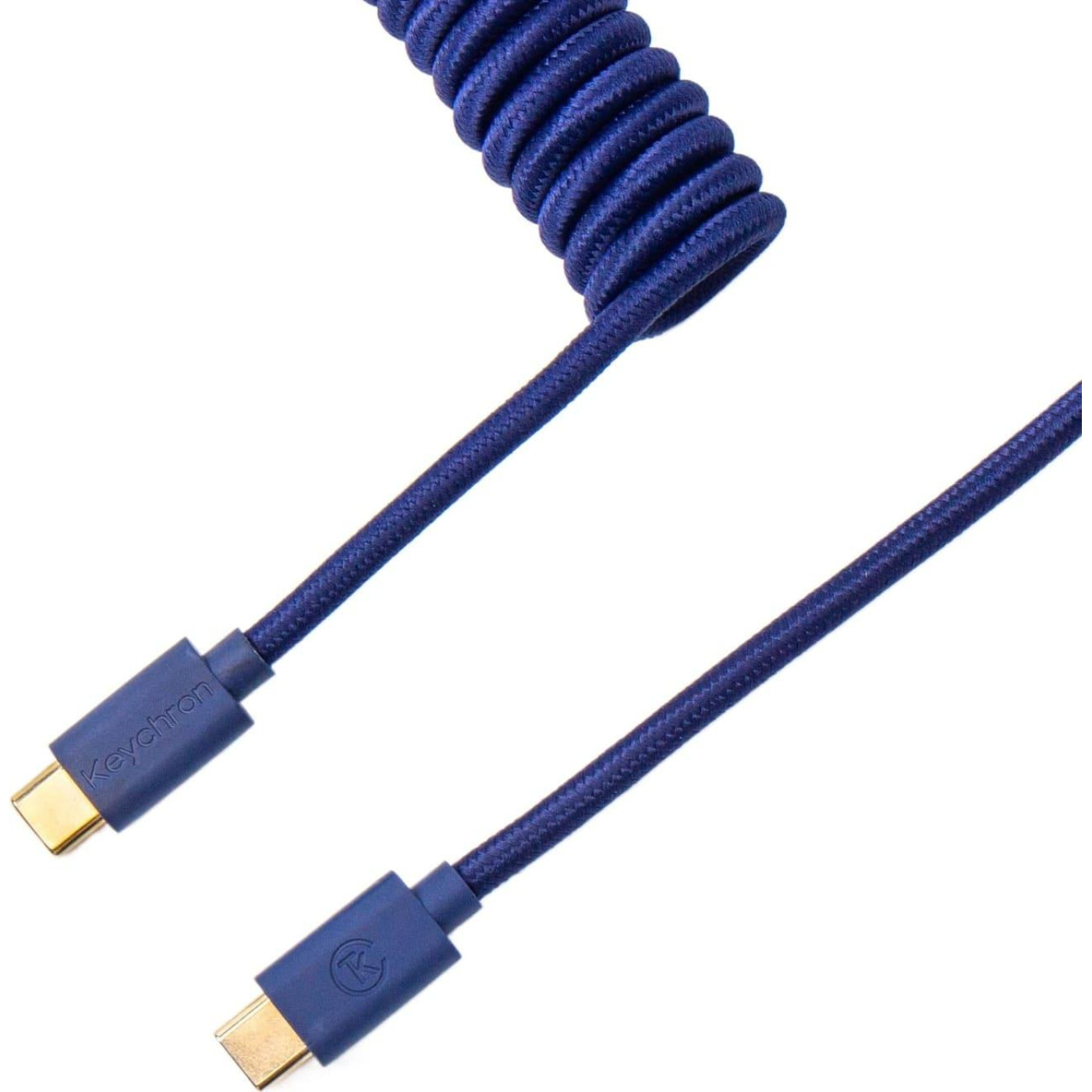 Кабель Keychron Type-A/Type-C Coiled Cable Blue (CABL_KEYCHRON)