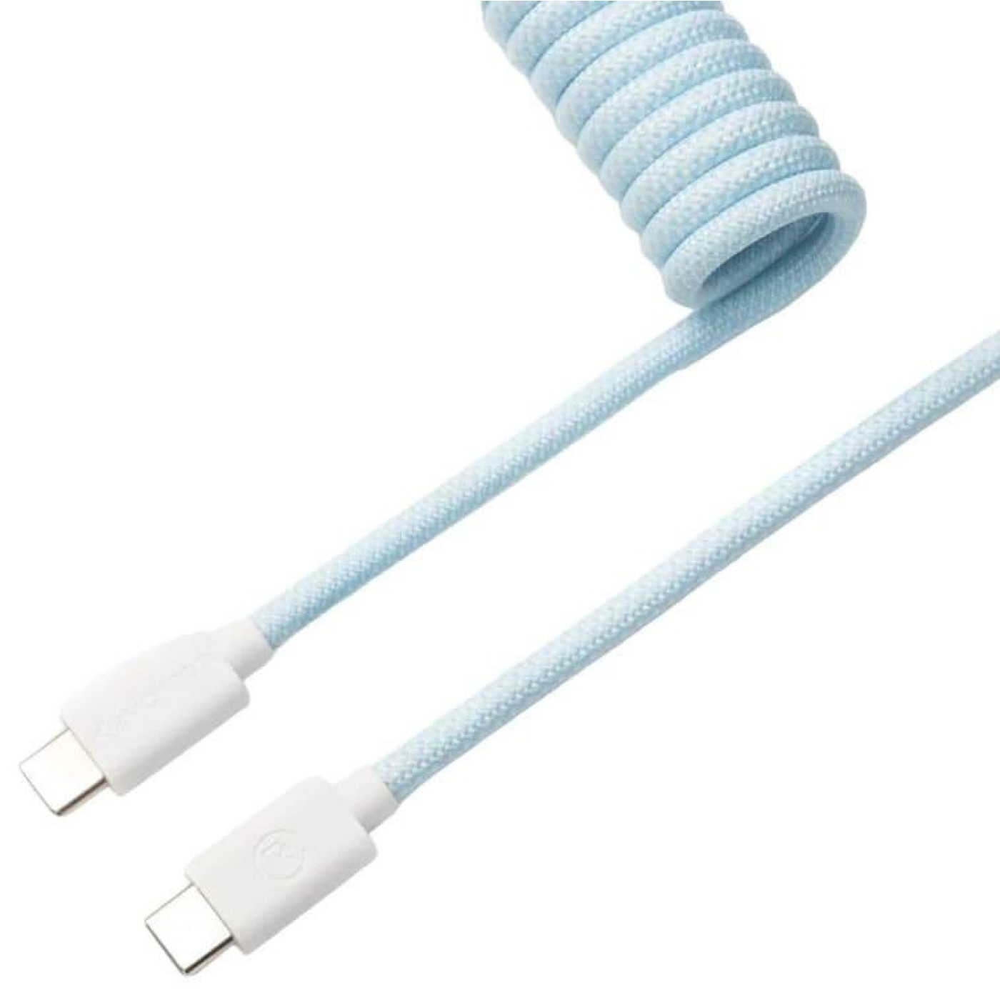 Кабель Keychron USB-A/USB-C > USB-C заряджання/синхронизации Keychron, 1.36м, Type-C, Coiled Aviator, синий (CAB19_KEYCHRON)