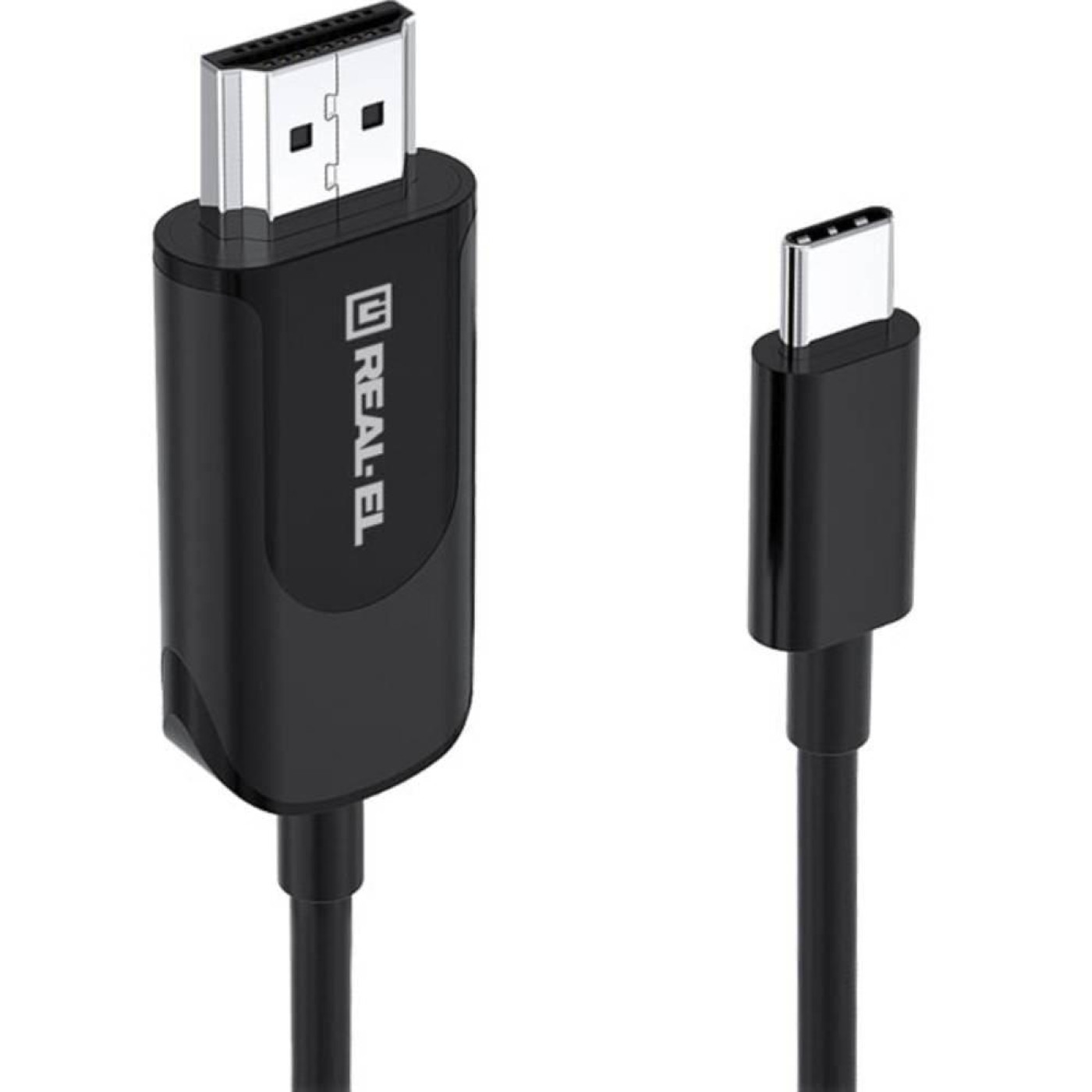 Кабель Real-EL CHD-180 USB Type-C-HDMI, 1.8м Black UAH (EL123500044)