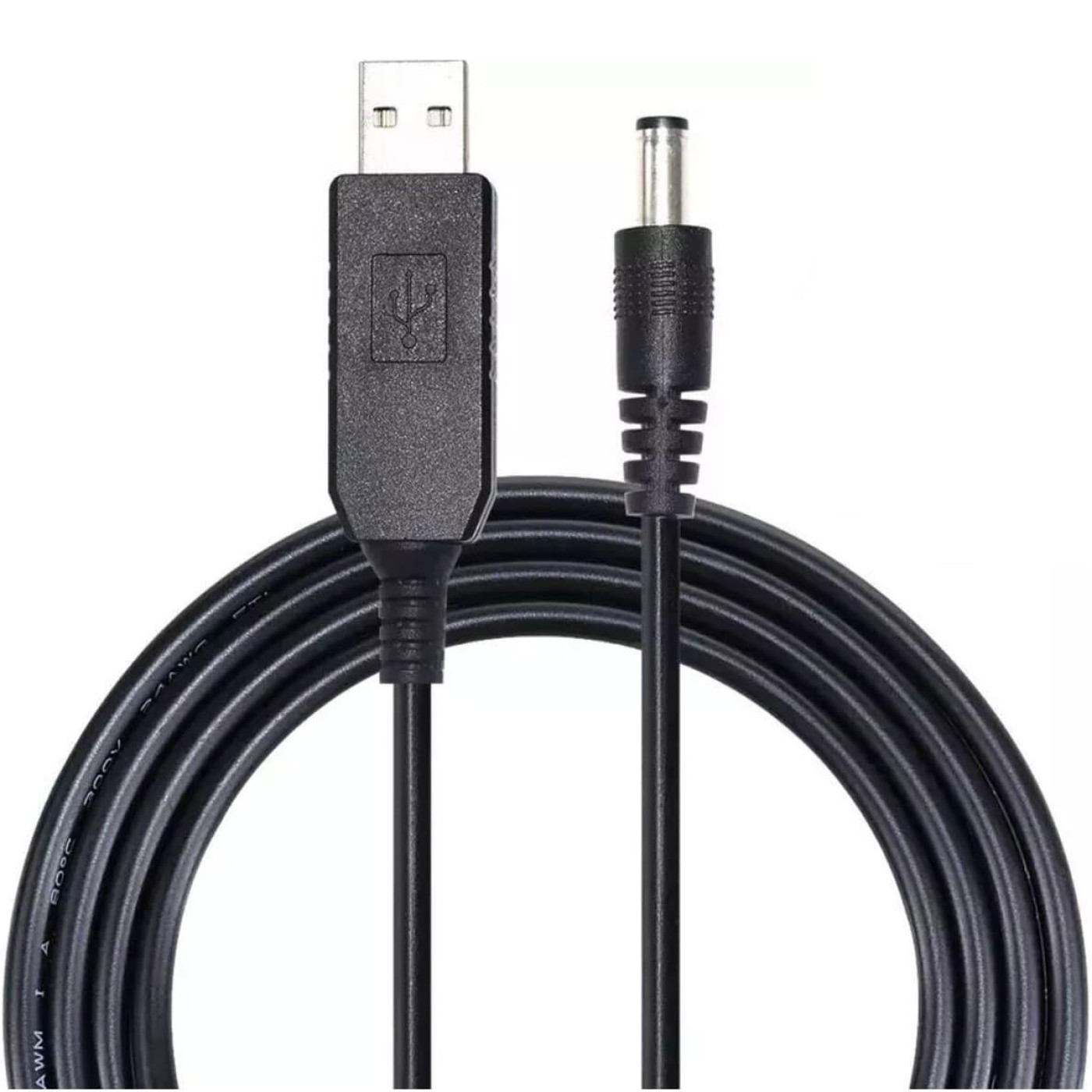 Кабель China USB-DC 5v-12v (1m) (USBDC512)
