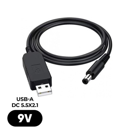 Кабель живлення ArmorStandart USB - DC 5.5x2.1 9V 0.8 м (ARM65662)