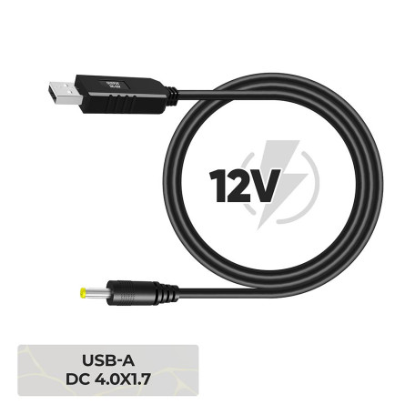 Кабель живлення ArmorStandart USB - DC 4.0x1.7 12V 0.8 м (ARM79301)