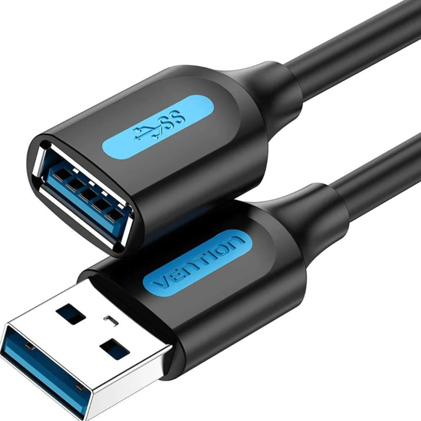 Сетевой фильтр USB-USB 0.5m, Black (CBHBD)