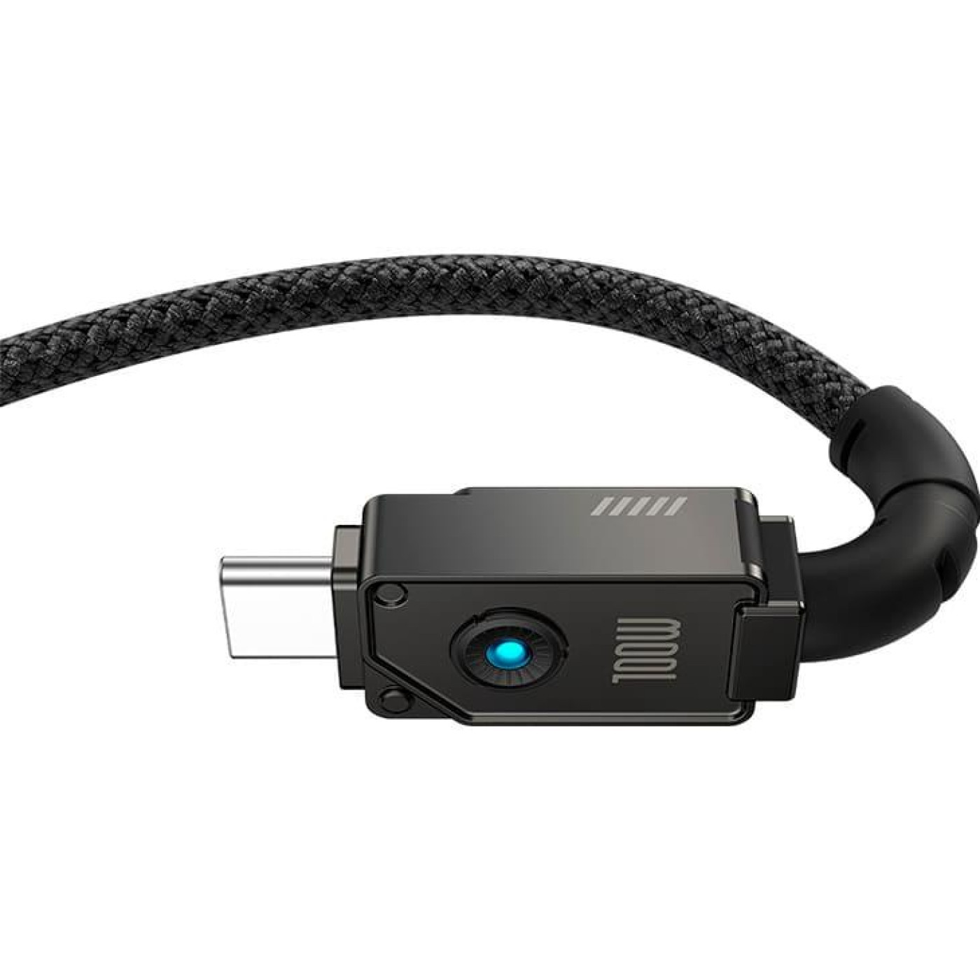 Кабель Baseus Unbreakable Series Fast Charging Data Cable Type-C to Type-C 100W 2m Cluster Black (P10355800111-01)