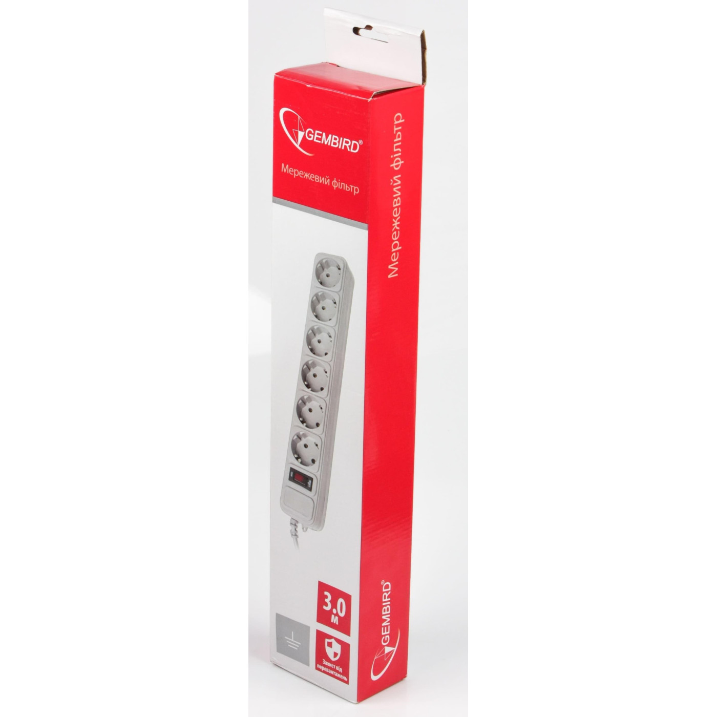 Сетевой фильтр Power Cube 6 розеток 3м серый (SPG6-G-10G)