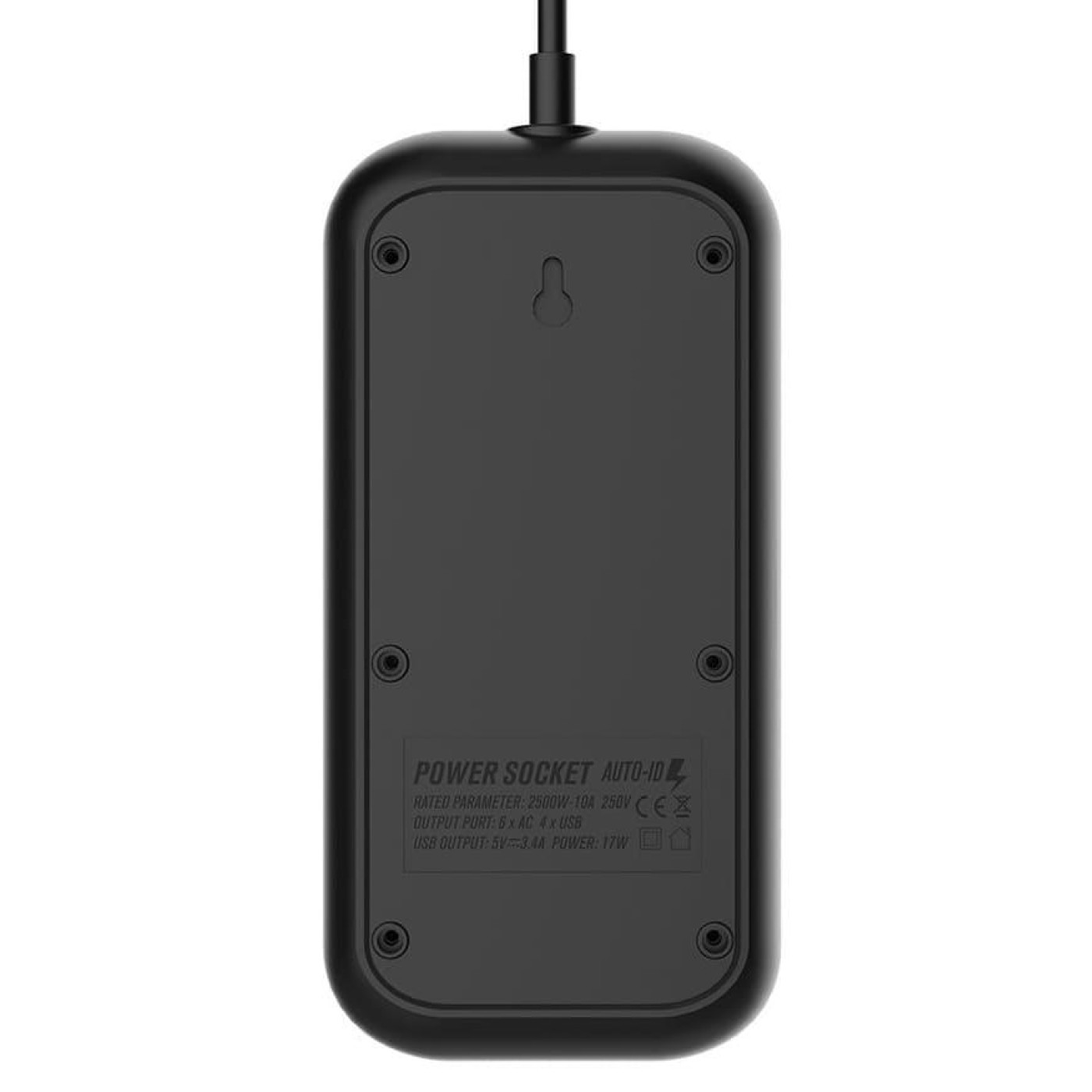 Сетевой фильтр CW-CHE64B, 6 розеток/4USB Black (CW-CHE64B)