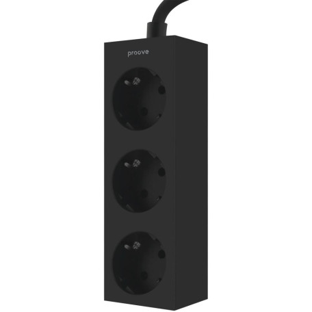 Сетевой фильтр Proove Magnet Strip (3xAC) 1.6m black (PSMS25000001)