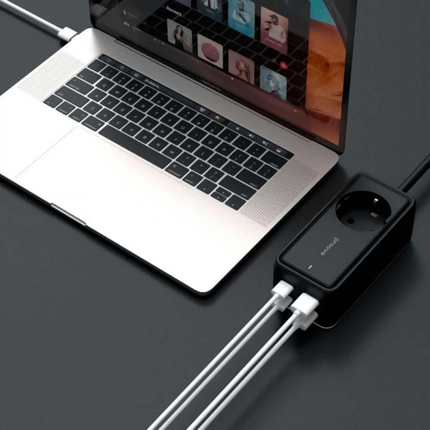 Сетевой фильтр Proove Power Strip Homester PD-03 1AC 65W (2 Type-C + 2USB) black (PSP165220001)