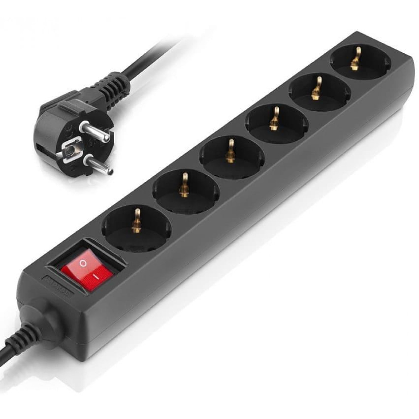 Сетевой фильтр RS-6 Protect M 1.8м Black (EL122300032)