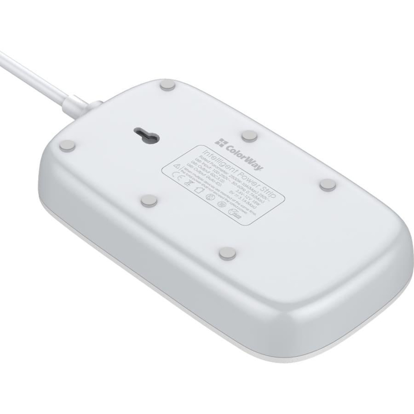 Сетевой фильтр CW-CHU44QW 4 розетки, 4 USB (1QC3.0+3 AUTO ID), 1.8 м, белый (CW-CHU44QW)